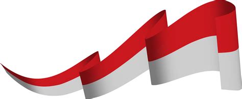 indonesia flag ribbon png